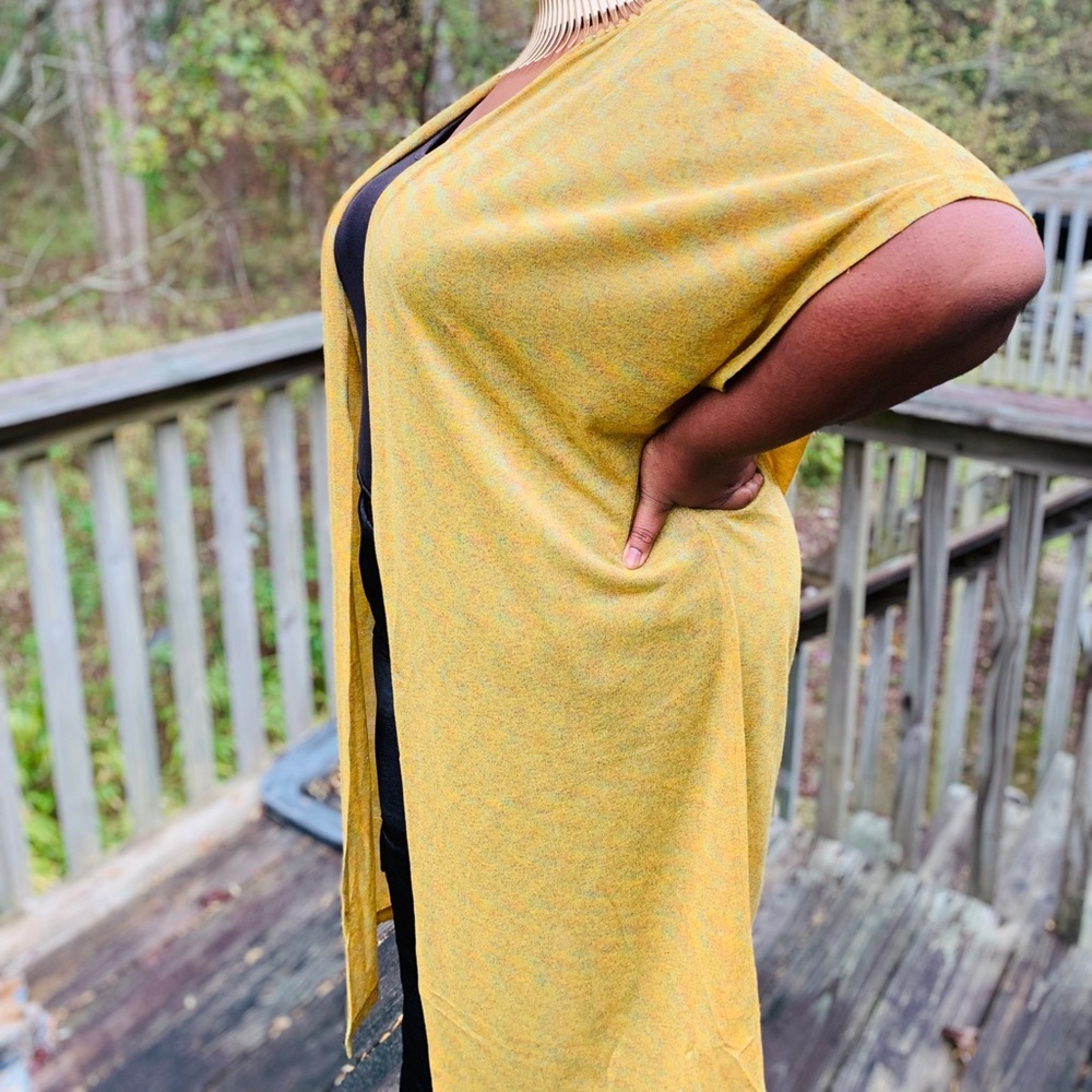 Gold shimmer kimono